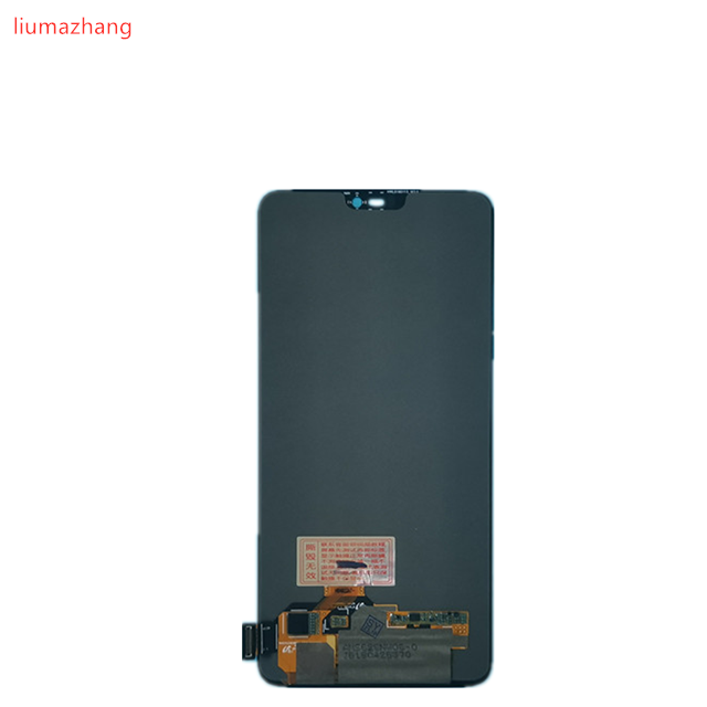 High Quality 100% Tested 6.28 Inch OLED Mobile Phone Display Replacement Oneplus 6 A6000 Touch Screen Digitizer Assembly Black