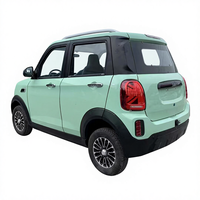 Mini voiture électrique certifiée EEC pour l'Europe, sièges en cuir, manuelle légère, nouveau design, véhicule électrique à 4 roues, basse vitesse