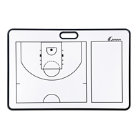 Tableau tactique d'entraîneur de basketball avec poignée, portable et effaçable à sec, pour l'analyse des matchs de basketball
