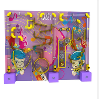 Équipement de musée des sciences, aire de jeux intérieure, mur interactif avec balles, jeux muraux pour enfants, mur d'activités pour enfants à vendre