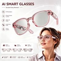 Lunettes Intelligentes pour Femmes AIMB-G6 : Traduction IA Multilingue en Temps Réel, Enregistrement Photo et Vidéo, Appel Bluetooth, Lunettes Audio Connectées