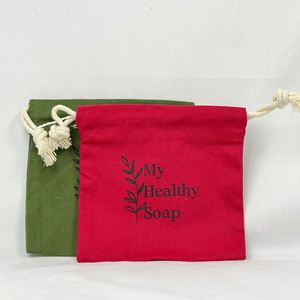 Customizable Organic Cotton <b>Drawstring</b> Eco-Friendly <b>Pouch</b> Recyclable for Rings and Earrings Use - Product Image 5