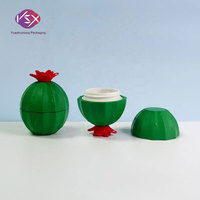 Yueshunxing enfant forme Unique 6g mignon vert Cactus boule Mini emballage Chapstick Tubes écologique vide baume à lèvres conteneurs