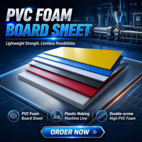 Línea de Producción de Láminas de Espuma de PVC para Madera, Muebles y Plástico Rígido Compuesto 33:1