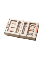 Boîte d'emballage en carton ondulé personnalisée pour cuillères et fourchettes, boîte vide pour ensemble de vaisselle, boîte de rangement pour ensemble de couteaux de cuisine