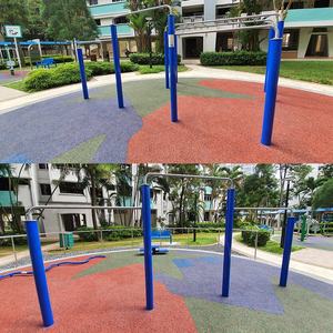 <span class=keywords><strong>Barre</strong></span> horizontale en acier durable pour l'entraînement en plein air, l'entraînement <span class=keywords><strong>de</strong></span> rue et les équipements d'exercice <span class=keywords><strong>de</strong></span> parc pour le sport - Product Image 5