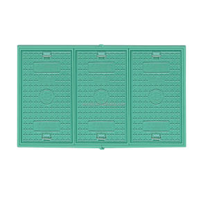 Pelat penutup Trench kabel Resin komposit, pelat penutup elektrik, penutup lubang saluran pembuangan persegi panjang - Product Image 4