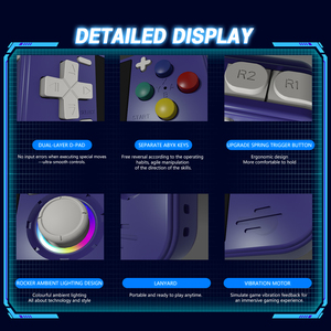 เครื่องเล่นเกมพกพา RF40H Retro ความจุ 64GB พร้อมเกมกว่า 18000 เกม หน้าจอ IPS ขนาด 4 นิ้ว ระบบโอเพ่นซอร์ส รองรับอีมูเลเตอร์มากกว่า 30 ตัว - Product Image 6