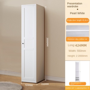 Grande capacità in acciaio MDF porta scorrevole Design moderno <span class=keywords><strong>per</strong></span> bambini in ferro guardaroba <span class=keywords><strong>per</strong></span> la casa camera da letto 60CM selezione esclusiva - Product Image 6