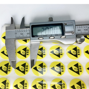 Nhãn cảnh báo chống tĩnh điện màu vàng allesd nhãn cảnh báo ESD nhãn cảnh báo tĩnh nhạy cảm tĩnh điện - Product Image 2