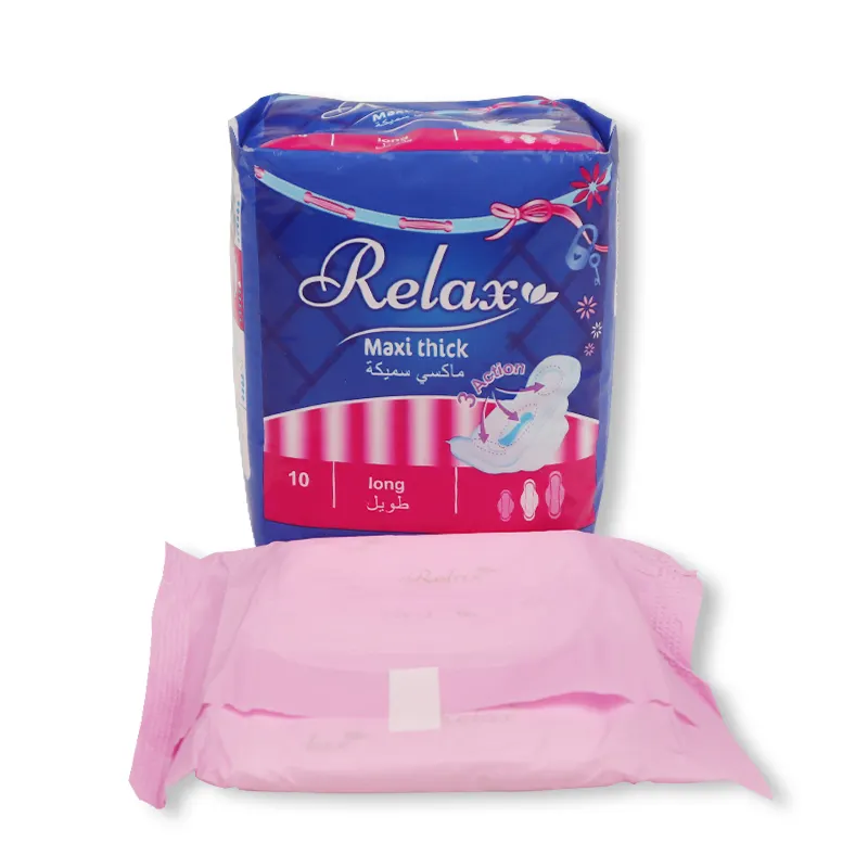 Best Selling Disposable Lady Woman Pad Sanitary Napkins Factory Price Russian