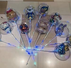 बच्चों के लिए छोटे छोटे पशु कार्टून पन्नी के साथ बोबो गुब्बारा का गुब्बारा - Product Image 4