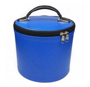 Freemason Masonic Apron Leather Hard <b>Briefcase</b> / Masonic Hat Cap Crown case Blue - Product Image 5