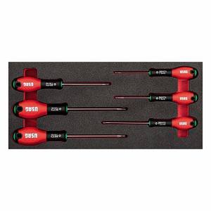 Jeu de tournevis Usag avec embouts Torx, 60-80 pièces, qualité industrielle, poignée antidérapante - Product Image 1