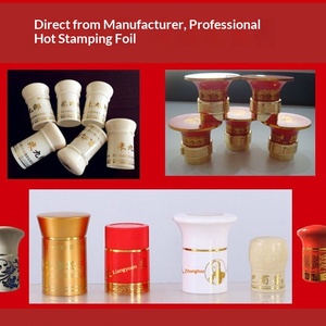Feuille d'aluminium pour estampage à chaud de capsules de bouteilles, électrochimique, résistante à l'<span class=keywords><strong>alcool</strong></span>, procédé de <span class=keywords><strong>test</strong></span> stable, sans transfert d'or, SS-31 Rouge - Product Image 2