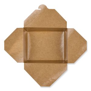 Boîte à emporter en kraft refermable de 54 oz, jetable, 200/boîte, conteneur pour repas - Product Image 3