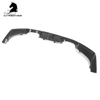 Diffuseur de pare-chocs arrière diffuseur de spoiler de pare-chocs de voiture en fibre de carbone avec lumière led pour BMW F80 F82 F83 M3 M4 fibre de carbone 2015 +