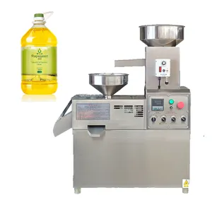 Средний коммерческий автоматический пресс для производства льняного семени, сои, арахиса, кокосового кунжутного масла