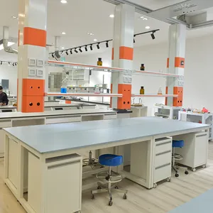 Çeşitli laboratuvar için profesyonel tedarik laboratuvar mobilyası kimya laboratuar tezgahı duvar tezgahı