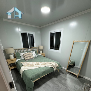 Maison préfabriquée clé <span class=keywords><strong>en</strong></span> <span class=keywords><strong>main</strong></span> de 40 pieds, 3 à 5 chambres, extensible, <span class=keywords><strong>en</strong></span> conteneur |   Villa de luxe à déploiement rapide pour hôtels et <span class=keywords><strong>immobilier</strong></span> - Product Image 6