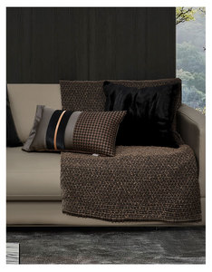 AIBUZHIJIA Doux Décoratif Scatter Oreiller Couvre Style Moderne Moderne <span class=keywords><strong>Beige</strong></span> <span class=keywords><strong>Taupe</strong></span> Rectangulaire Coussins Couverture Fourrure - Product Image 5