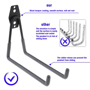 12 Pack Heavy Duty Utility Balcony <strong>Hook</strong> Mounted <strong>Storage</strong> Tool Joist Garage Hanging <strong>Ladder</strong> <strong>Hooks</strong> for Garage Wall - Product Image 3