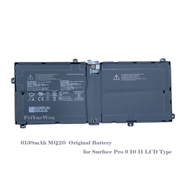 New Genuine MQ20 Battery Replacement for Microsoft Surface Pro 9 10 11 1996 1997 2076 2032 2085 LCD Model M1163985-018