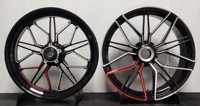 ZCLH D003 Nouvelle roue de moto en aluminium de 17 pouces Superbike Diavel 1200/1260/V4/X Rétrofit/Mise à niveau Garantie 1 an Anodisation