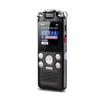 Grabadora de Voz Digital USB 2.0 de Aleación de Zinc 8822, con Reducción de Ruido, Pantalla a Color, Estilo Walkman, Portátil, con Control por Voz