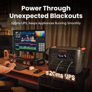 สถานีไฟฟ้าพกพา Jackery Home Power รุ่น 3072Wh เครื่องกำเนิดพลังงานแสงอาทิตย์ 2200W 3600W AC/7200W Surge สำหรับขายส่งในสหรัฐอเมริกา/ออสเตรเลีย - Product Image 3