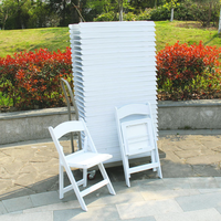 Chaise de chariot pliante silencieuse à quatre roues portative commerciale bjflamingo Banquet chaise empilable chariot de chaise