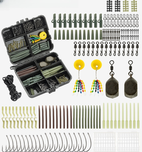 217 pièces vente chaude Kit de plate-forme de pêche à la <span class=keywords><strong>carpe</strong></span> européenne avec flotteur Anti-fond méthode de pêche accessoires de canne à pêche pour la pêche à la <span class=keywords><strong>carpe</strong></span> sauvage - Product Image 1