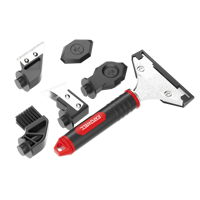 Kit de grattoirs de nettoyage, spatule multifonctionnelle, dissolvant de mastic et de colle pour joints, nettoyage des taches dans la salle de bain, la cuisine et la maison KE6309