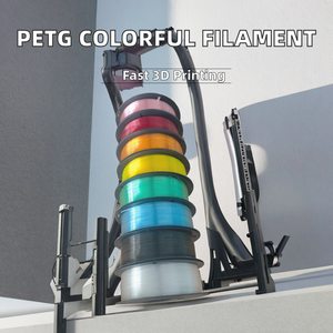 เส้นพลาสติก PETG ใส สำหรับพิมพ์ 3 มิติ ความเร็วสูง สีสันสดใส ขนาดเส้นผ่านศูนย์กลาง 1.75 มม. ใช้ได้กับเครื่องพิมพ์ FDM พร้อมแกนม้วนแบบกำหนดเองได้ - Product Image 2