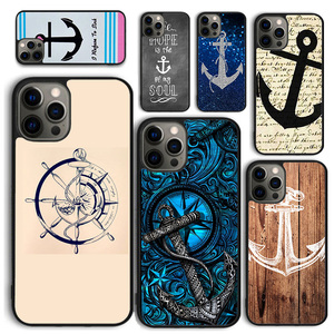 Neo Hải Lý Hình Xăm Đại Dương Sao Đồ Họa Trường Hợp Điện Thoại Cho <span class=keywords><strong>iPhone</strong></span> 16 15 14 12 13 Mini Cộng Với X XS XR 11 Pro Max Cover Quay Lại - Product Image 1