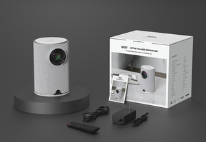 4K 1080P Chiếu 320 ANSI Thông Minh Rạp Hát Tại Nhà Android 9.0 AOSP Siêu Ngắn Ném <span class=keywords><strong>Mini</strong></span> Xách Tay Máy Chiếu - Product Image 6