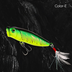 Vente en gros de matériel ABS de haute qualité leurre Popper dur appât haut eau Popper 70mm 10g dur leurre Popper pêche leurre pour bar - Product Image 6