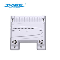 DOBE TP5-3537B Multifunktionaler Vertikalständer für PS5 Slim Kühlbasis Mit Disc-Aufbewahrungsregal Ladestation