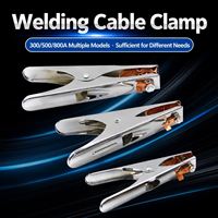 1 pièce Pince de câble 300A, Pince de terre, Porte-électrode de soudage, Pince d'agrandissement, Outils pour machines à souder, Outils de fixation de câbles