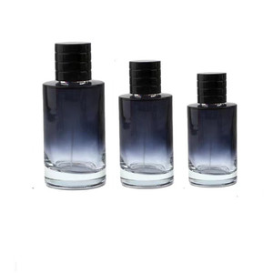 Glass Perfume <b>Bottle</b> 100Ml 30Ml Cylinder <b>Pump</b> Dispenser Empty Cosmetic Replacement For Perfume - Product Image 1
