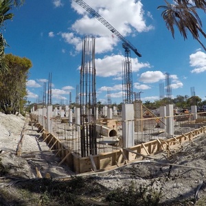 آلة تصنيع رسمية من المصنع 8 طن QTZ160 رافعة برجية 10 طن رافعة برجية مسطحة - Product Image 3