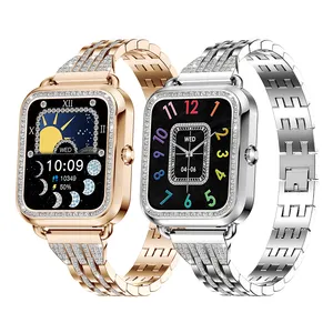I68 Smart Watch 1.59Inch Vierkant Scherm Bt Call Health Monitoring Ip67 Waterdichte Vrouwen Mode Smartwatch 2024