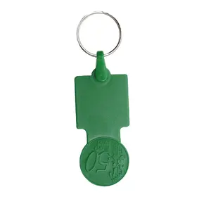 Llavero 47079 con moneda para carrito de supermercado, gadgets personalizados - Product Image 1