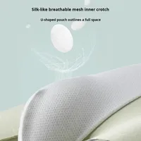 Sous-vêtements pour hommes en modal et soie, boxer court sans couture, imprimé, antibactérien, confortable, respirant, pantalon pour homme, boxers