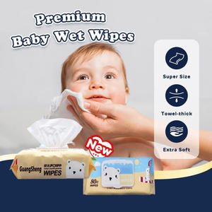 Toallitas húmedas suaves para el cuidado de la piel para bebés Toallitas húmedas de agua pura Papeles desechables Limpieza familiar Toallitas húmedas para bebés - Product Image 6