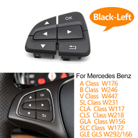 Boutons de commande du menu du volant de la voiture pour Mercedes Benz a B GLA GLS GLE V Class W176 W246 W156 W166 W447 W117 W218 W292