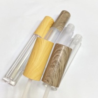 Tube de brillant à lèvres en plastique bambou 10Ml 15. Tubes de brillant à lèvres, emballage de livraison gratuite, marque privée