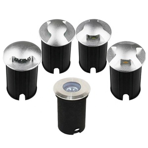 3W <span class=keywords><strong>LED</strong></span> enterré IP67 AC85-260V DC12V extérieur encastré <span class=keywords><strong>Led</strong></span> Deck Lights 1/2/3/4 Side Underground Lamp Sidewalk Light - Product Image 1