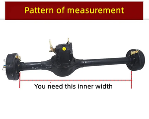 Tricycle électrique à quatre roues, haute puissance, moteur sans balais, frein à tambour différentiel, <span class=keywords><strong>pont</strong></span> 2000KG3kW4KW5KW, haute vitesse, essieu arrière Mingzun - Product Image 2