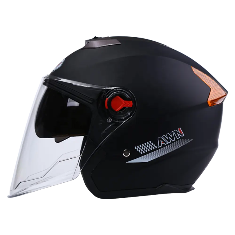 Último ABS 3/4 cara casco de motocicleta cascos de motocicleta seguridad todoterreno cara abierta Unisex casco de motocicleta para adultos protector de cabeza